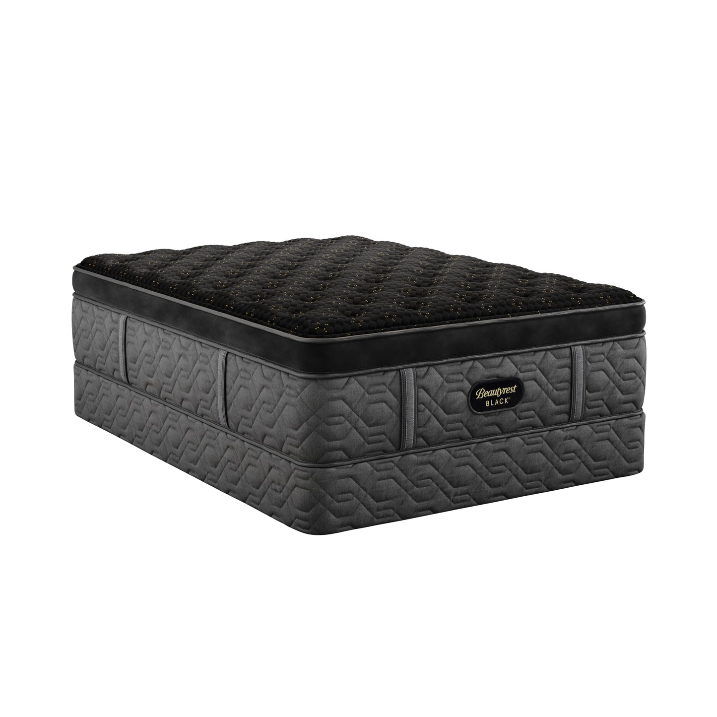 Beautyrest Black Standard Foundation with a Beautyrest Black Mattress on top of it.