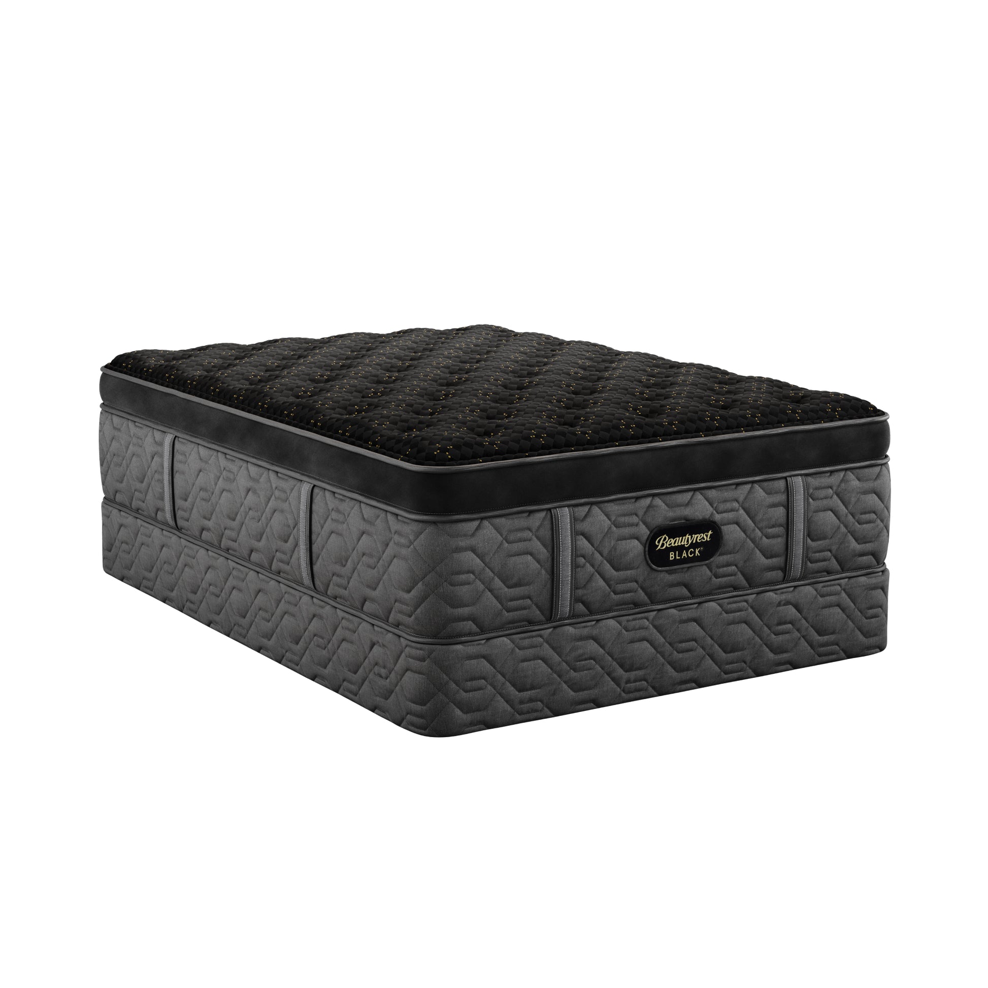 Beautyrest Black Standard Foundation with a Beautyrest Black Mattress on top of it.