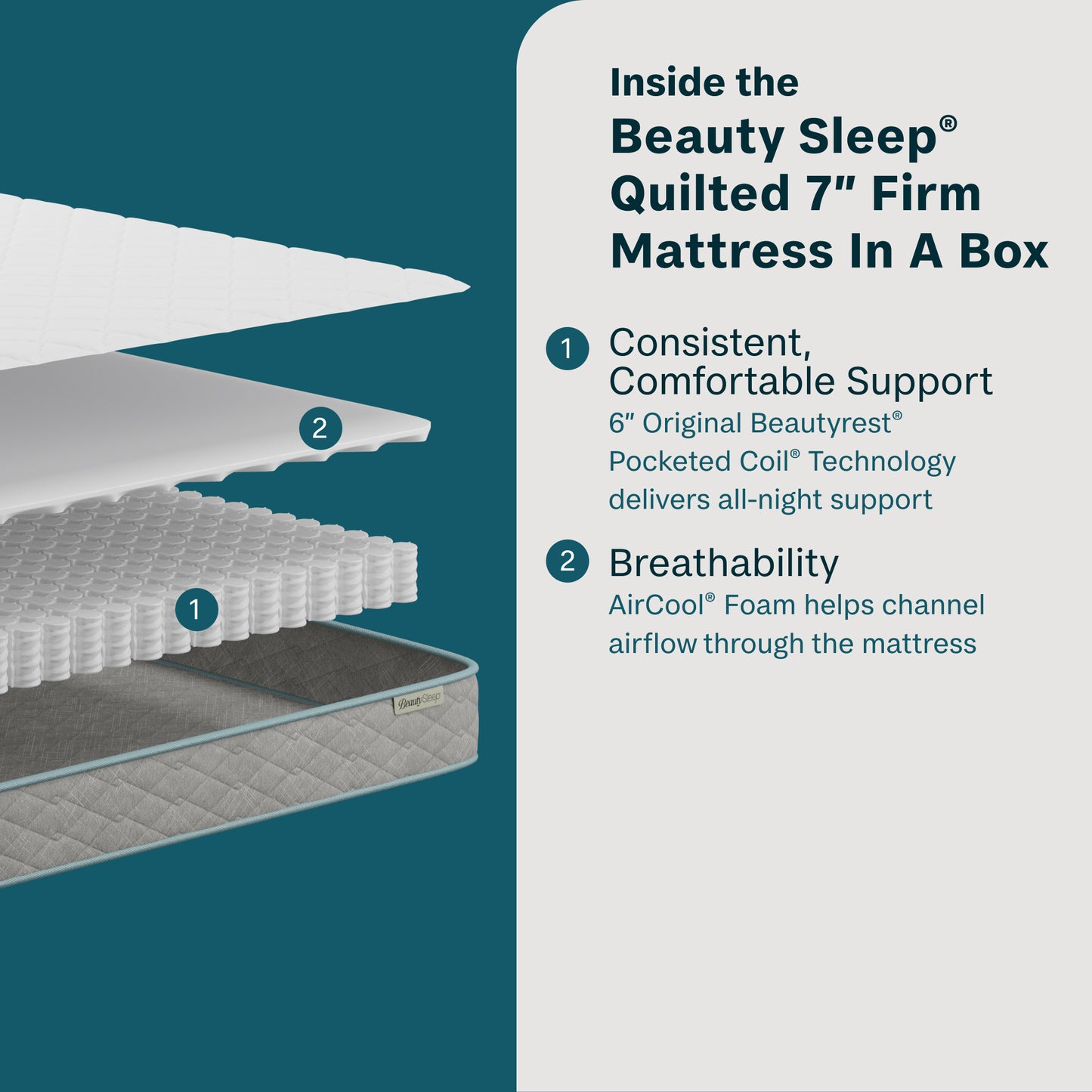 BeautySleep® by Beautyrest® Soothing Nights™ Mattress
