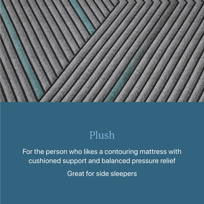 Closeup image of the Plush Beautyrest Hybrid mattress