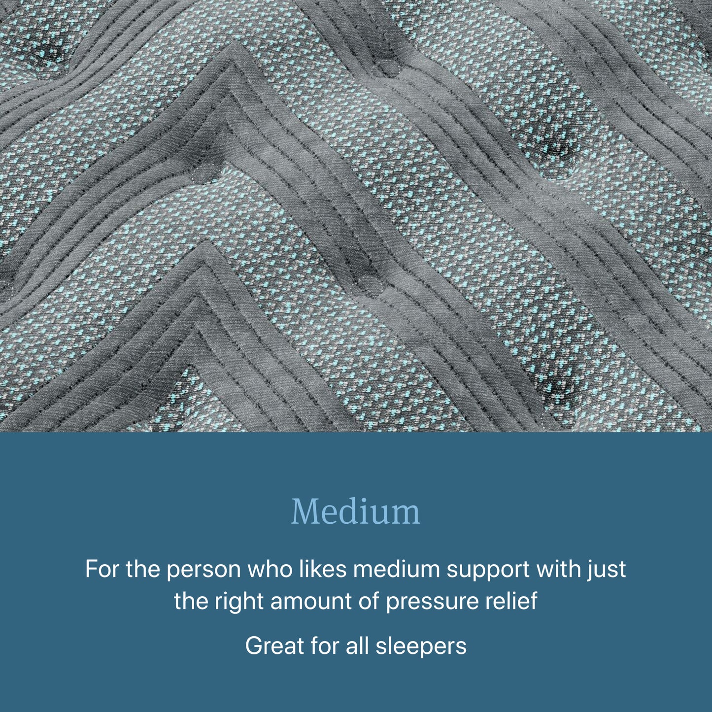Closeup image of the Level One Medium Beautyrest Innerspring Mattress