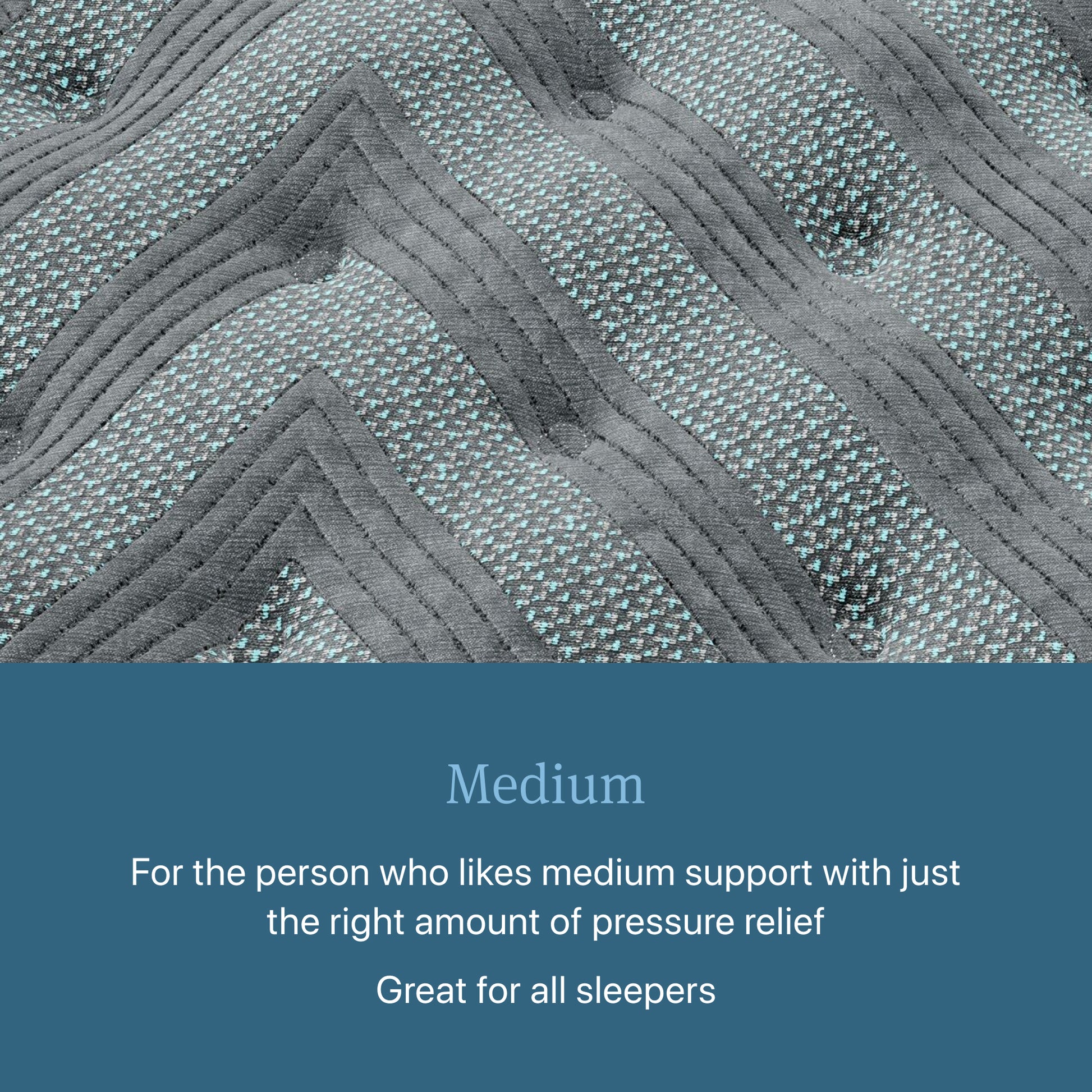 Closeup image of the Level One Medium Beautyrest Innerspring Mattress