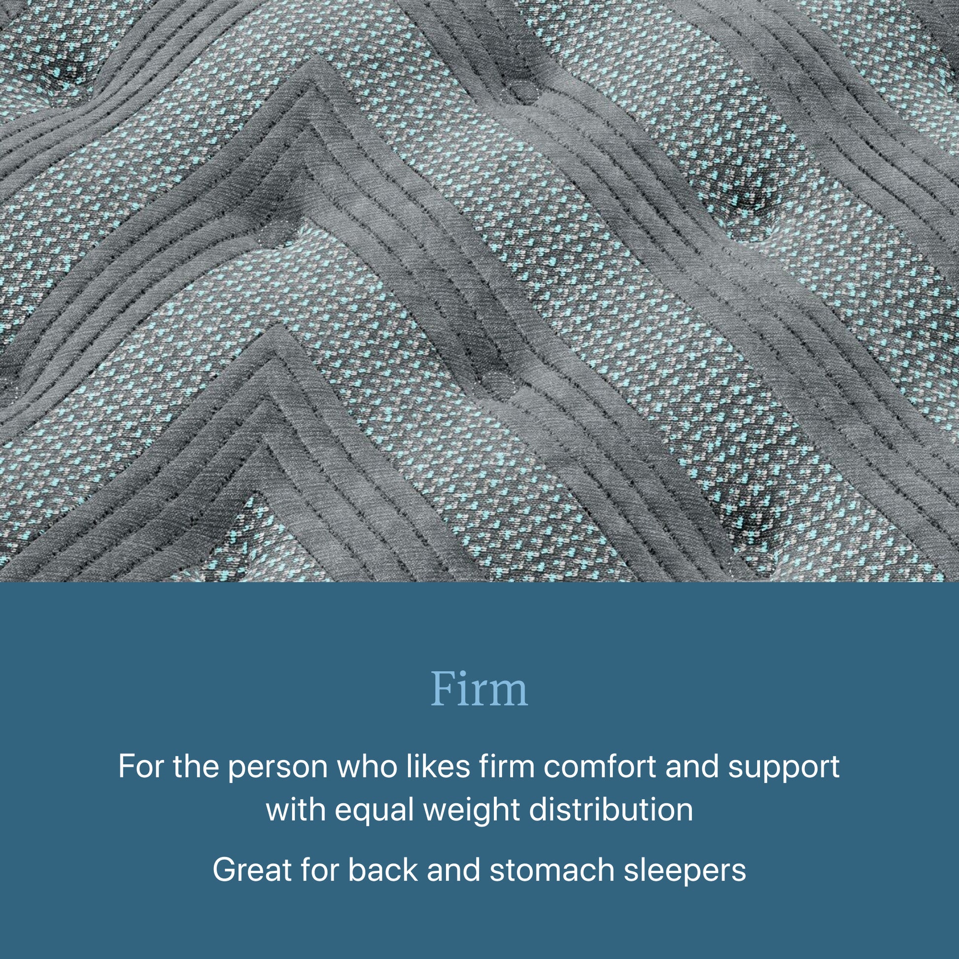 Closeup image of the Level One Firm Beautyrest Innerspring Mattress